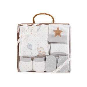 Babyset olifant grijs 5 delig