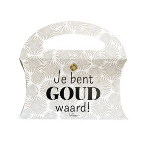 Snoeptasje je bent goud waard!