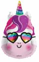 Helium ballon Unicorn met zonnebril