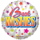 Helium ballon best wishes stars