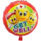 Helium ballon emoticon get well 