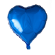 Helium ballon hart blauw 46 cm 
