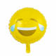 Emoji laugh helium ballon