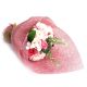 Zeep bloemen boeket roze 