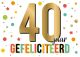 Daisy kaart 40 jaar gefeliciteerd