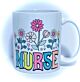 Mok nurse bloemen